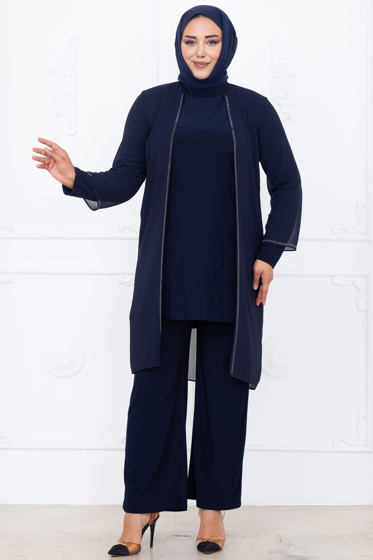 Sezen Tunik Pantolon Takım Lacivert
